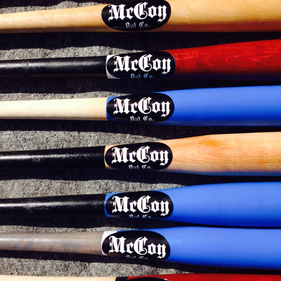McCoy handmade baseball bats